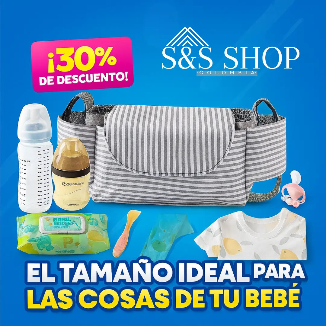 Bolsa Organizadora para Coche de Bebé 👶👜