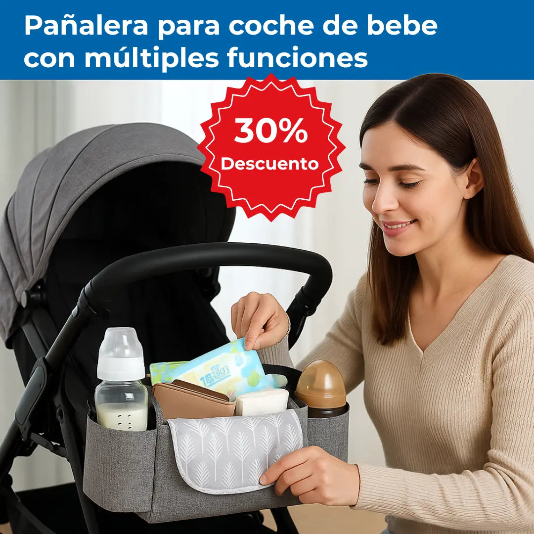 Bolsa Organizadora para Coche de Bebé 👶👜