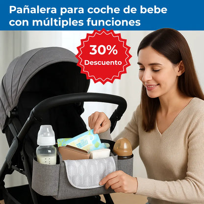 Bolsa Organizadora para Coche de Bebé 👶👜